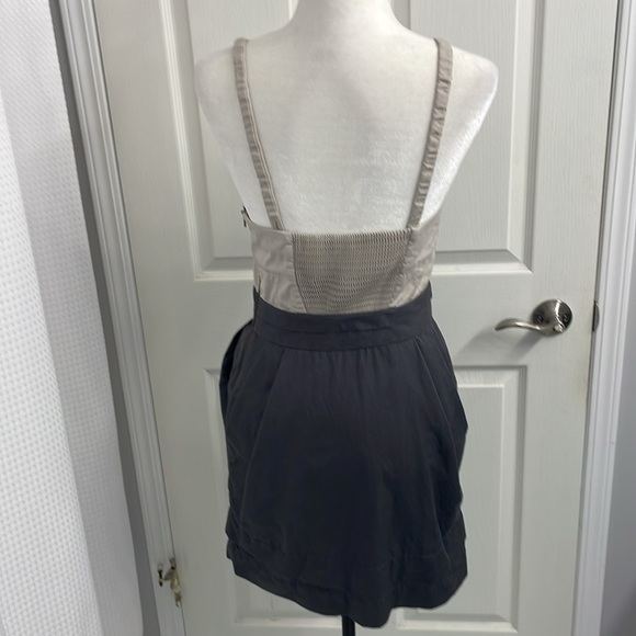 Wilfred Six Taupe & Grey Mini Dress - Picture 7 of 16